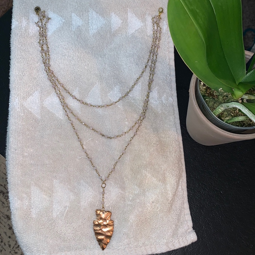 Raw & Rebellious 💋 Arrowhead Necklace